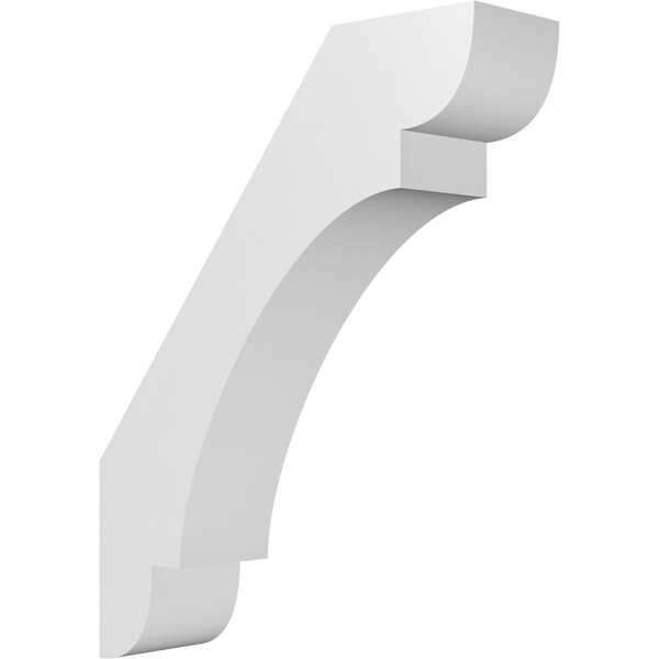 Ekena Millwork 5 1/2-in. W x 20-in. D x 26-in. H Olympic Architectural Grade PVC Knee Brace BRCP055X20X26OLY - main